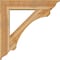 Ekena Millwork Legacy Traditional Rough Sawn Bracket w/ Offset Brace, Western Red Cedar, 8"W x 38"D x 38"H BKT0806X38X38LEC01RWR - alternate 3
